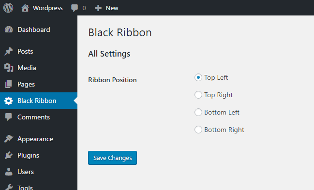 การตั้งค่า Plug-in Black Ribbon